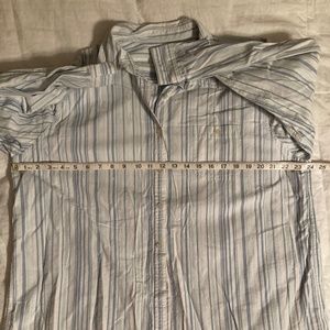 L.L. Bean blue  striped shirt